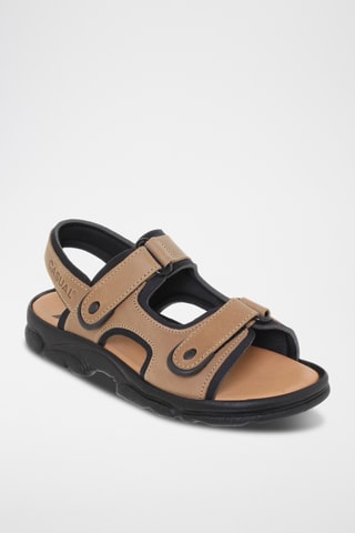 Sandales en cuir - Marron