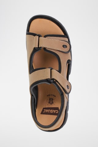 Sandales en cuir - Marron