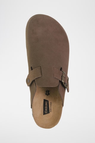 Sabots en cuir - Beige