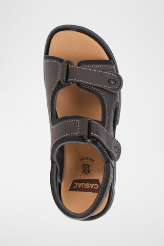 Sandales en cuir - Marron