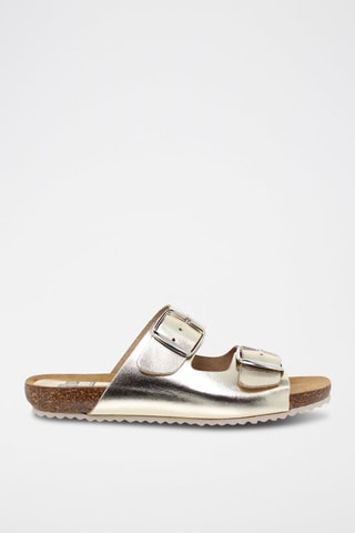 Mules en cuir  Blusandal - Doré
