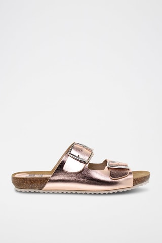 Mules en cuir  Blusandal - Rose