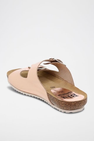 Mules en cuir  Blusandal - Rose