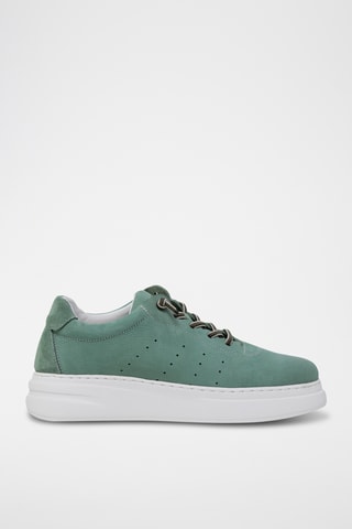 Baskets en cuir - Vert