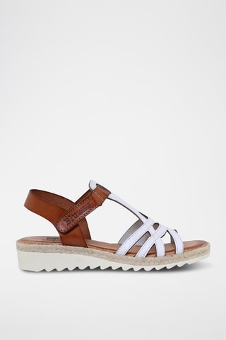 Sandales en cuir - Blanc