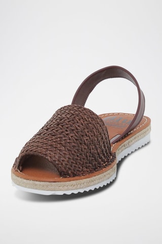 Sandales en cuir Avarca Menorquina - Beige et marron
