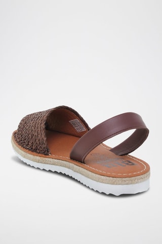Sandales en cuir Avarca Menorquina - Beige et marron