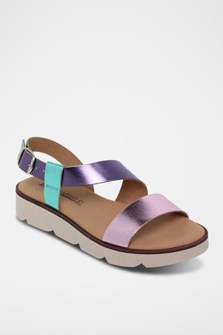 Sandales en cuir - Rose