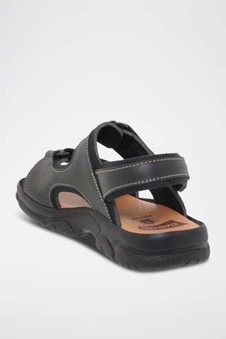 Sandales en cuir - Noir