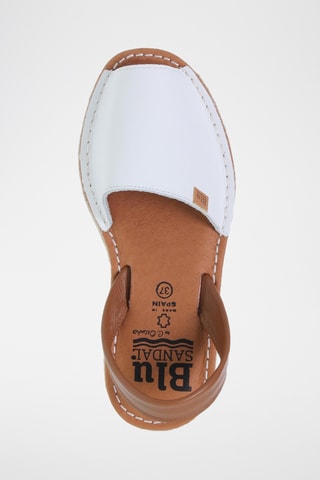Sandales avarca plateformes en cuir - Blanc