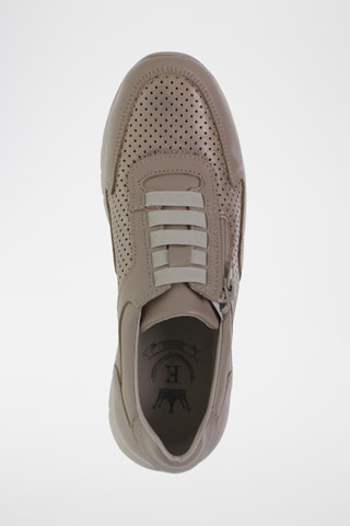 Baskets en cuir - Beige