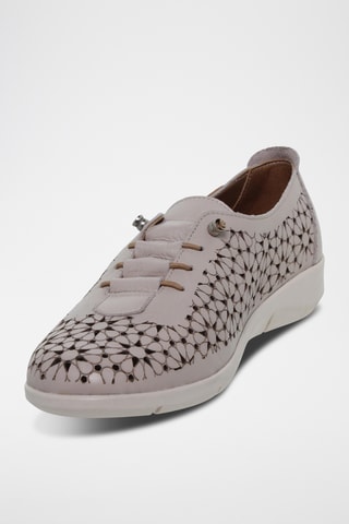 Richelieus en cuir - Beige