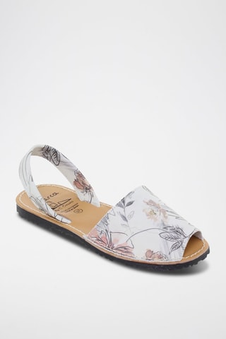 Sandales en cuir Avarca Menorquina - Blanc, marron, rose et gris