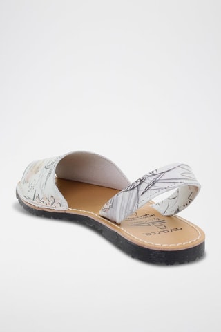 Sandales en cuir Avarca Menorquina - Blanc, marron, rose et gris