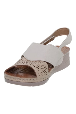 Sandales compensées Blusandal - Beige