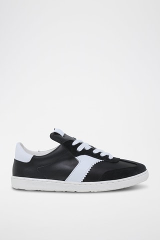 Baskets en cuir  Exodo - Blanc et noir
