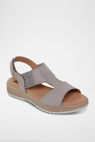 Sandales en cuir - Blanc