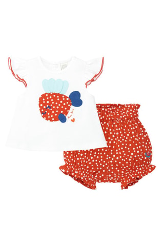 T-shirt en Short Fruiti - Wit