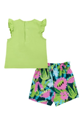 T-shirt en Short Tropadelic - Groen