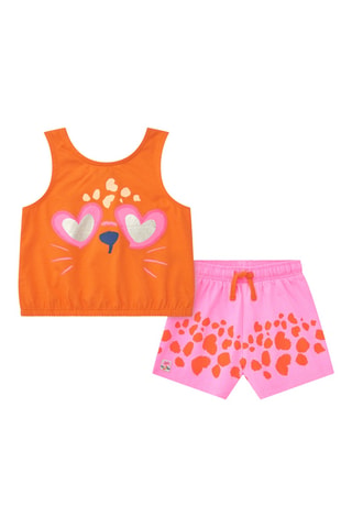 T-shirt et short Sunrise is a Lemon - Orange