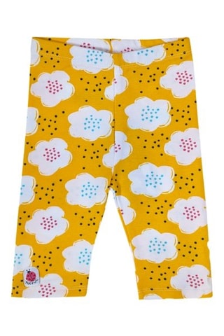 Legging Tiny Critters - Blanc et jaune
