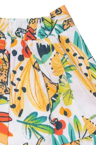 Jupe Tropic Feelings - Blanc et vert