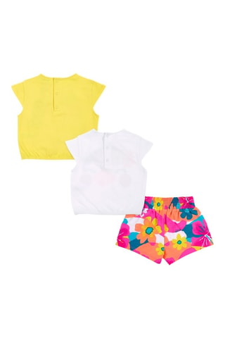 2 T-shirts en Short Laguna Beach - Wit - Wit