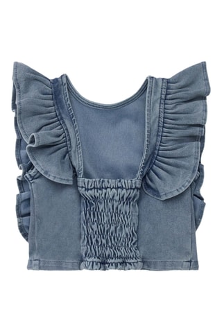 T-shirt colanté Tropical Vibes - Bleu