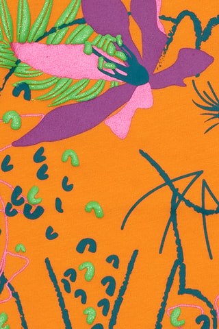 T-shirt Tropical Vibes - Orange