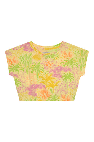 T-shirt Beach Stories - Jaune