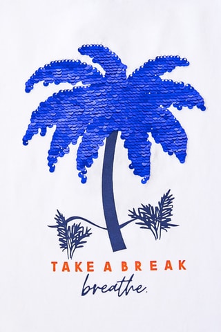 T-shirt Beyond The Beach - Blanc