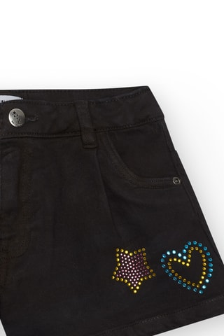 Short en jean The Summer Diary - Noir