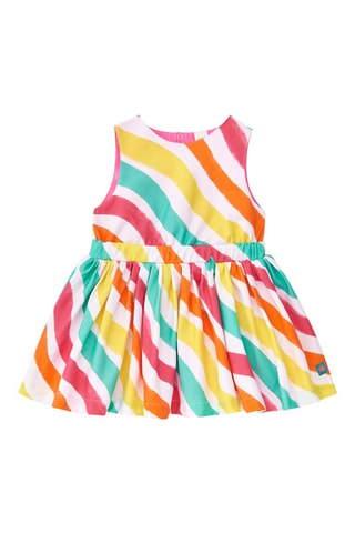 Jurk Laguna Beach - Wit en geel