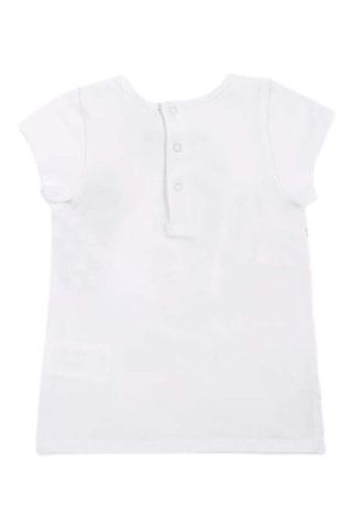 T-shirt - Blanc et bleu
