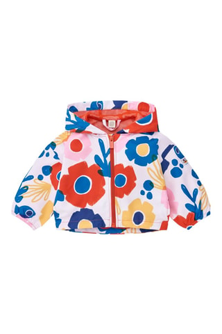 Veste à capuche Salty Air - Blanc et bleu