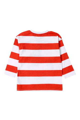 T-shirt - Blanc et rouge