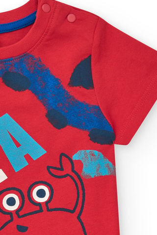 T-shirt Beach Squad - Rouge