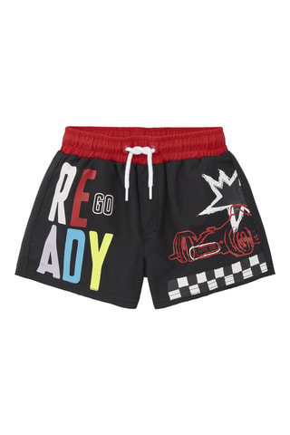 Short de bain Race car - Noir