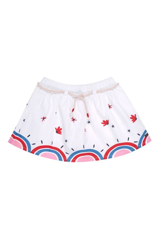 Jupe Beach Day - Blanc et rouge