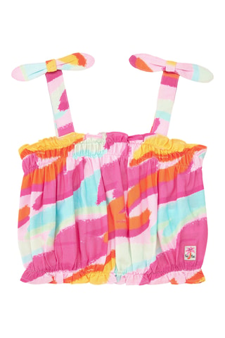Débardeur tie and dye Sunrise is a Lemon - Rose