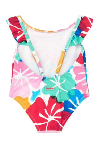 Maillot 1 pièce Beach Squad - Blanc