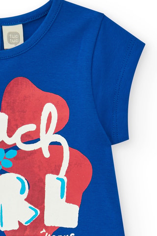 T-shirt Beach Squad - Bleu