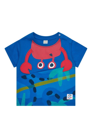 T-shirt Beach Squad - Bleu