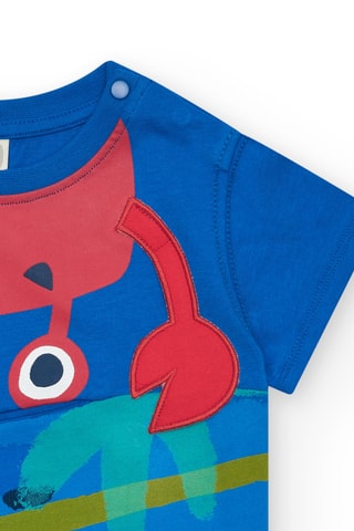 T-shirt Beach Squad - Bleu