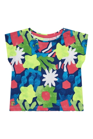 T-shirt Color The Sea - Blauw