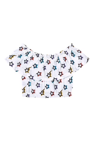 Blouse Summer Vibes - Blanc