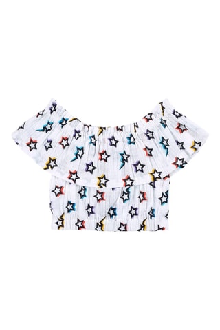 Blouse Summer Vibes - Blanc