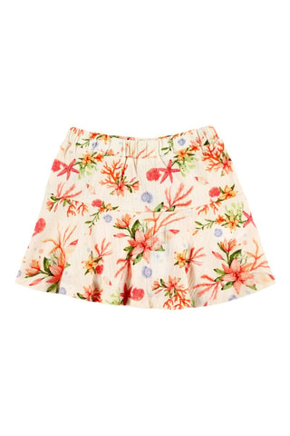 Rok Island Life - Beige, rood en groen