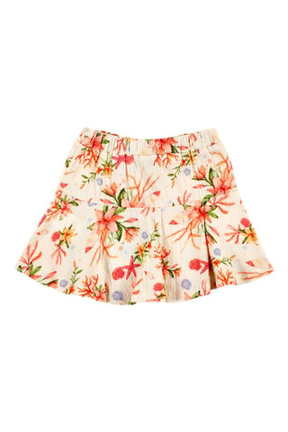 Rok Island Life - Beige, rood en groen