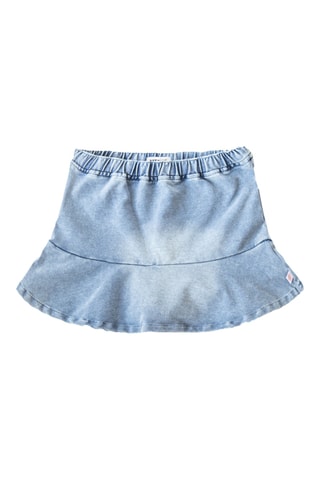 Jupe en jean Tropical Vibes - Bleu